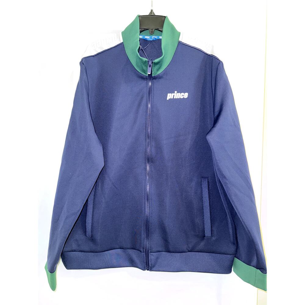 Prince Pickleball Men’s Jacket XXL Full Zip Navy Blue NWT